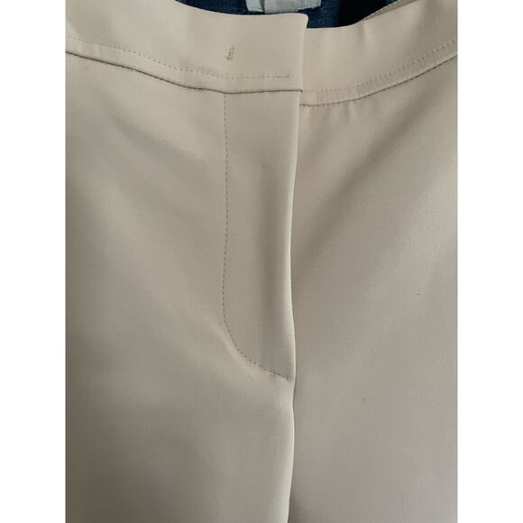 QL2 Monet Cream Flat Front Tailored Dress Pants size US6 - Picture 4 of 10